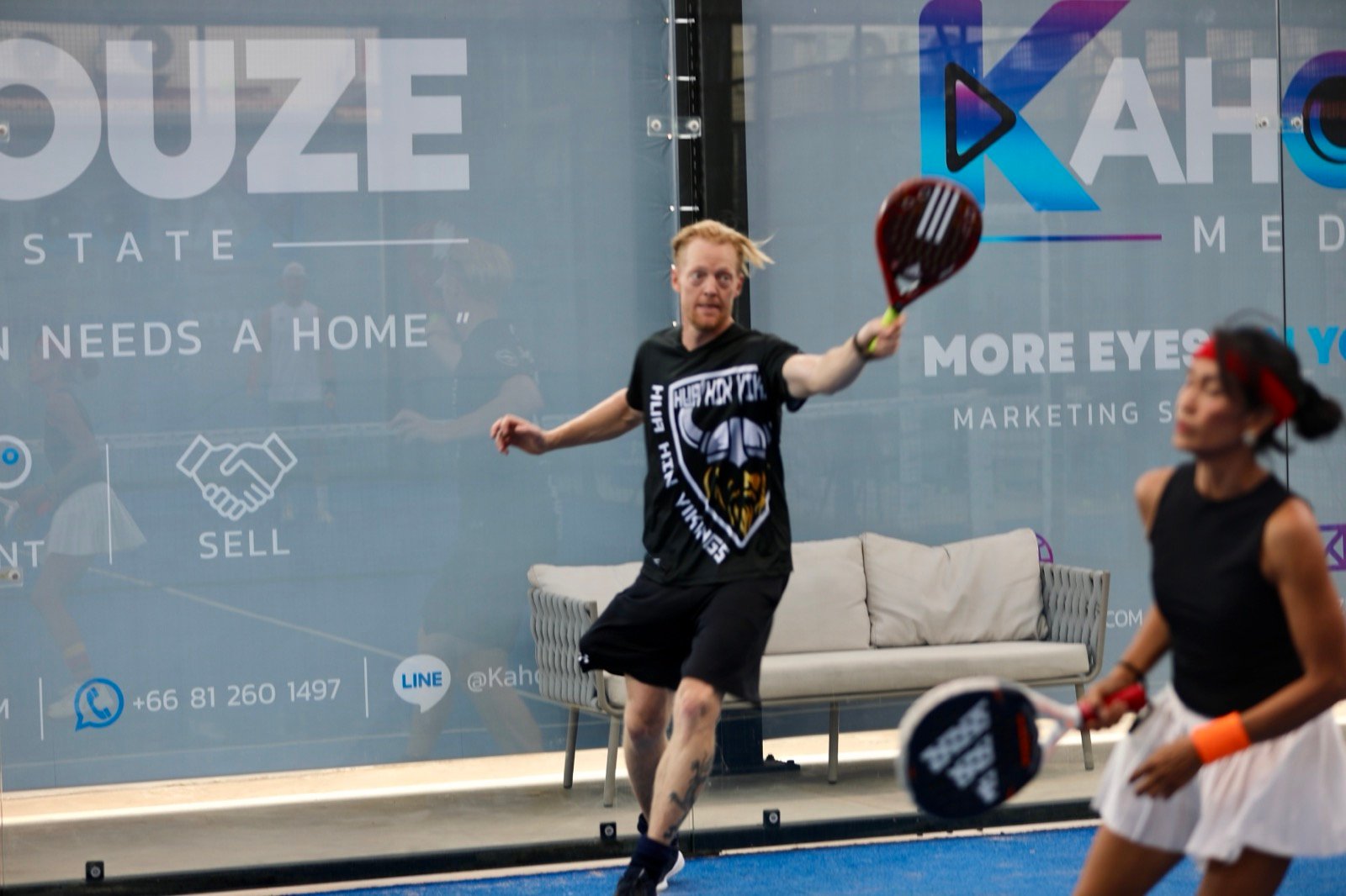 Mixed doubles in play