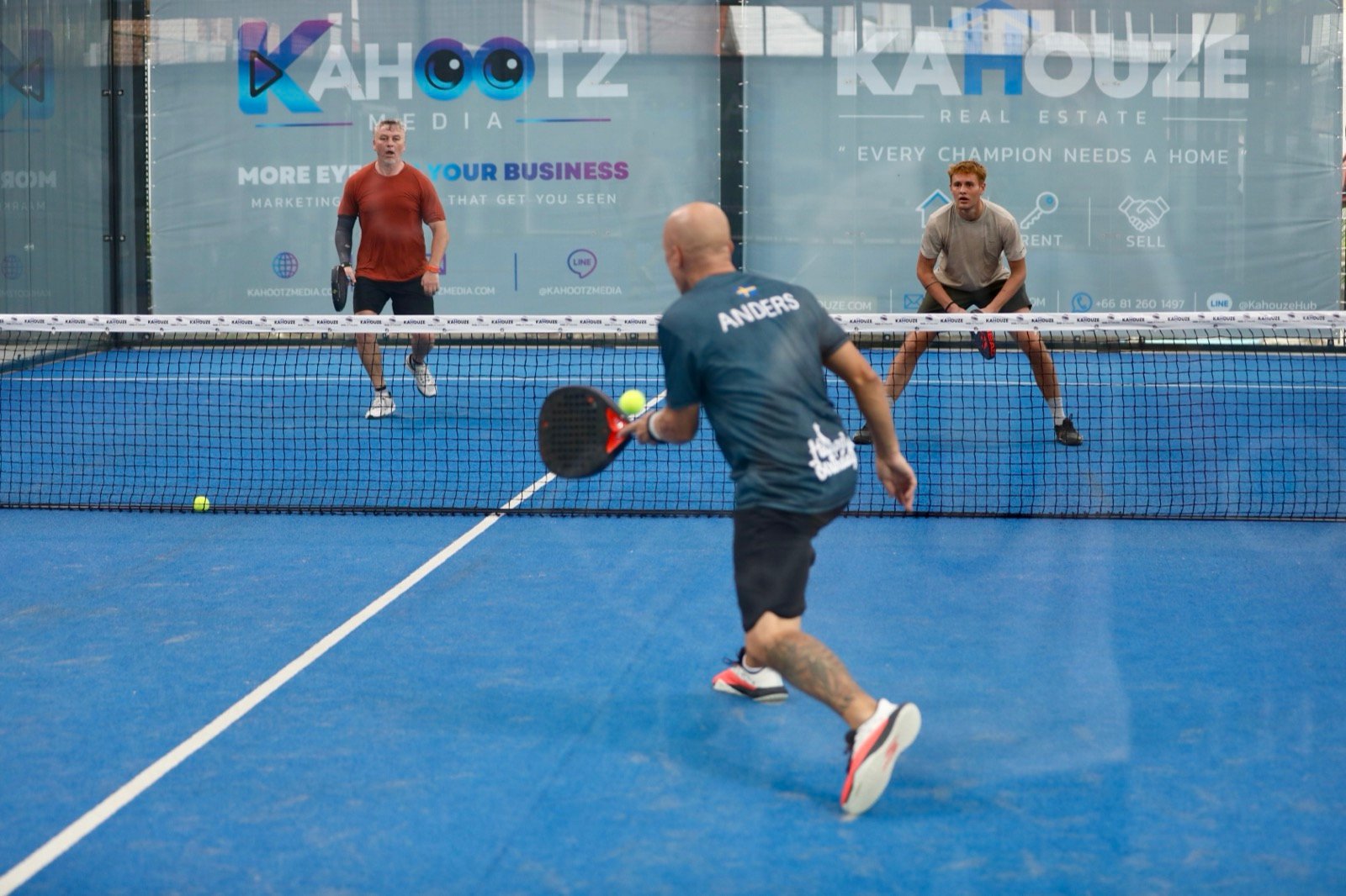 Men's doubles at the Kahouze Padel Cup