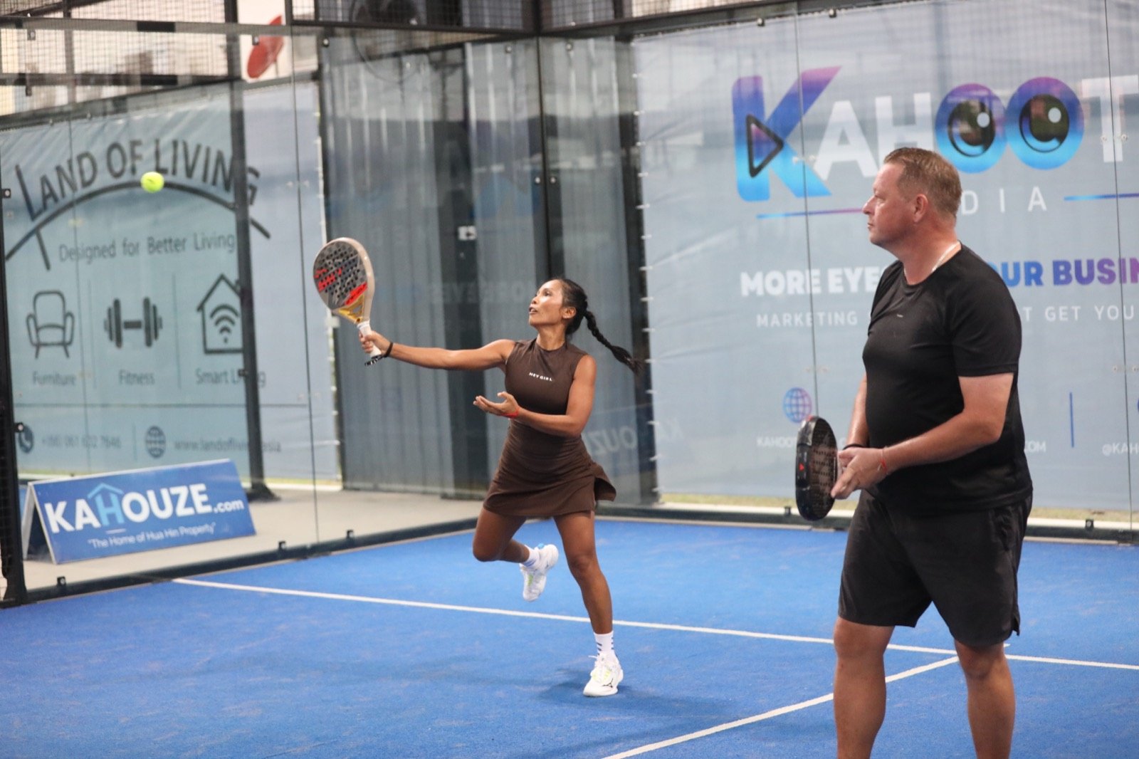 Mixed doubles in play